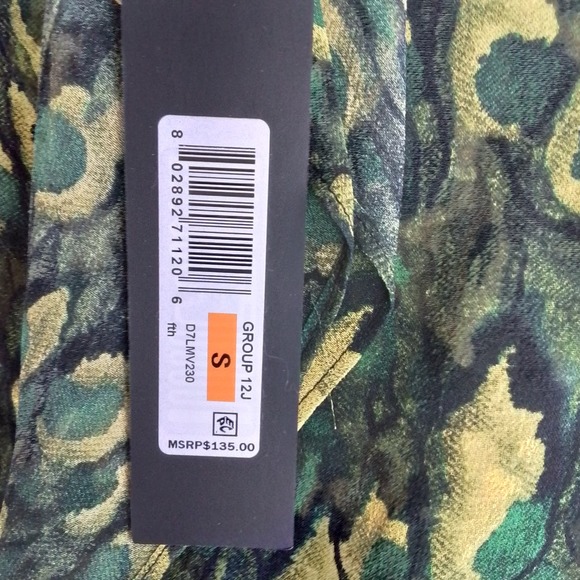 Donna Karan Silk Sleeveless Blouse Size Small in Camouflage - Picture 7 of 10